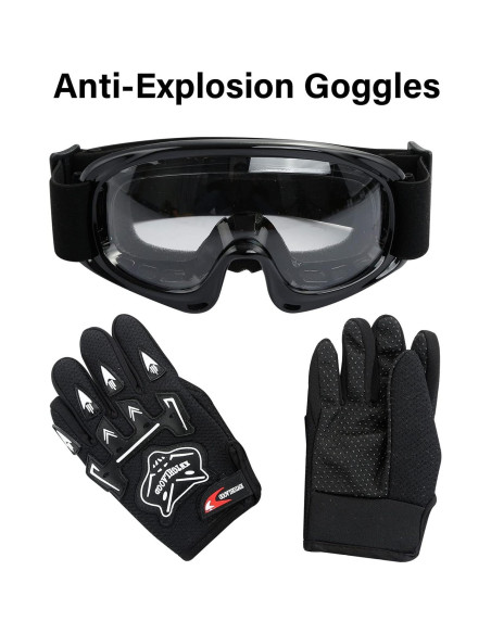 Casco de Motocross TCT-MOTORPARTS Niños Grande ATV