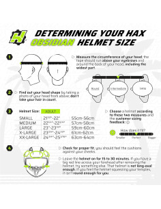 Casco Integral HAX Obsidian Doble Visor Slayer Gold XXL 2