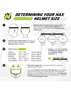 Casco Integral HAX Obsidian Doble Visera Samurai Rojo M 2