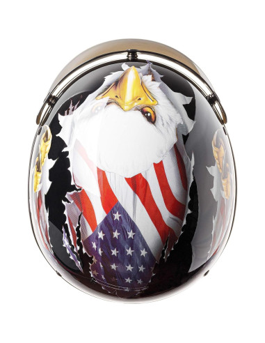 Casco Cartman Cruiser X-Large Gráficos Águila Patriótica