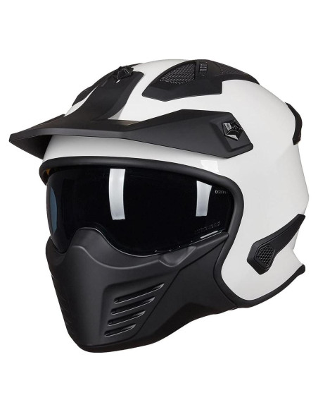 Casco Abierto ILM 726X Blanco para Motocicleta L