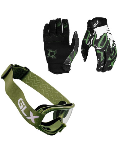 Casco GLX GX623 para ATV/Moto Joven - Camo - Pequeño