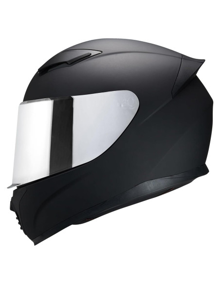 Casco Integral Negro Motobike WS-607 Aprobado DOT S Casco Integral Negro Motobike WS-607 Aprobado DOT S