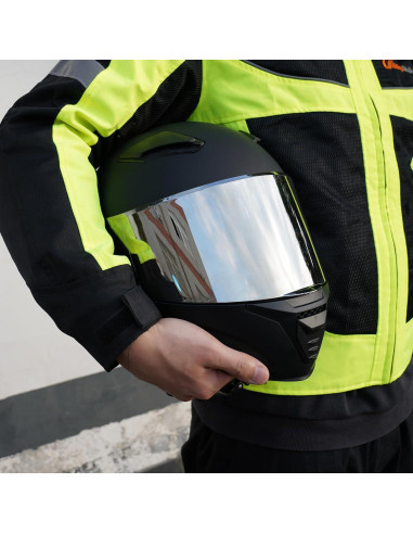 Casco Integral Negro Motobike WS-607 Aprobado DOT S