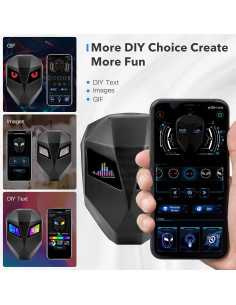 Mochila LED Impermeable para Motocicleta - 30L - Color Negro 2