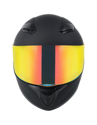 Casco Integral JQF Gear WS-607 Negro Mate para Motocicleta