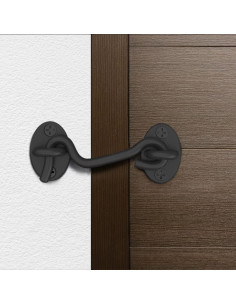 Cerradura de Puerta de Granero CRANACH 10 cm Acero Inoxidable 2 Pzs 2