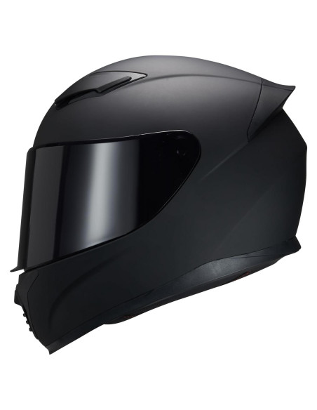 Casco Integral Negro JQF Gear WS-607 XL Aprobado DOT Casco Integral Negro JQF Gear WS-607 XL Aprobado DOT
