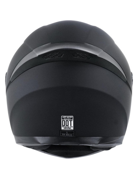 Casco Integral Negro WS-607 para Motocicleta XXL Casco Integral Negro WS-607 para Motocicleta XXL