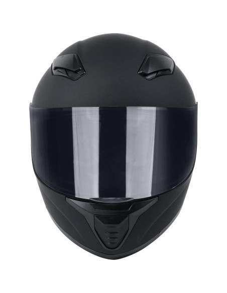 Casco Integral Negro JQF Gear WS-607 XL Aprobado DOT Casco Integral Negro JQF Gear WS-607 XL Aprobado DOT