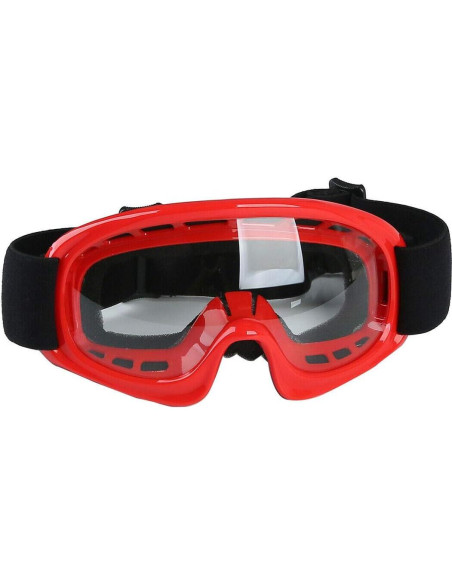 Casco Infantil SLMOTO Araña Roja + Gafas y Guantes