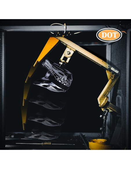 Casco de Motocross TCT-MOTORPARTS Niños Skull Negro + Guantes + Gafas