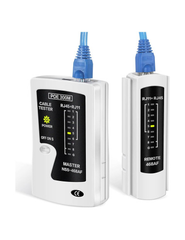 Probador de Cable Ethernet RJ45 AOWIZ Cat5 Cat6 Cat7