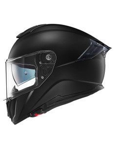 Casco de Moto ILM 861A Doble Visor Negro Mate T. Grande