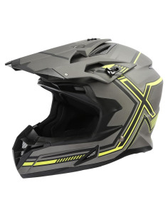 Casco de Motocicleta TCT-MOTORPARTS Grande Negro DOT