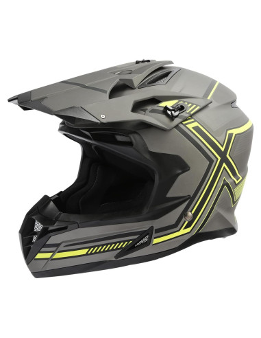 Casco de Motocicleta TCT-MOTORPARTS Grande Negro DOT