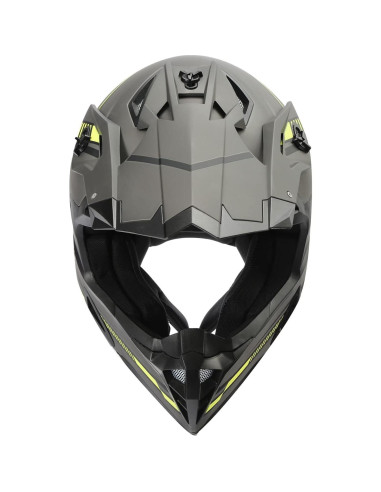 Casco de Motocicleta TCT-MOTORPARTS Grande Negro DOT