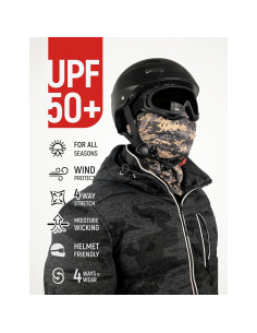 Balaclava GOT Sports UPF 50+ Camuflaje para Esquí y Moto 2