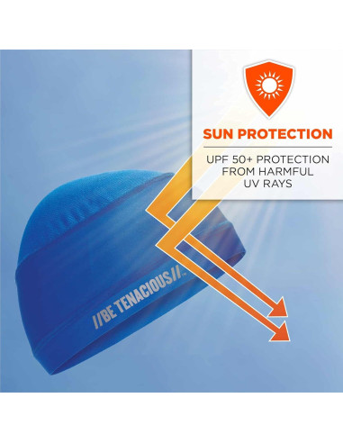 Gorro Refrigerante Ergodyne Chill Its 6632 UPF 50 Azul