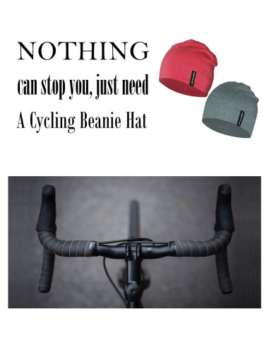 Gorro multifuncional Empirelion rojo mel. para correr y dormir