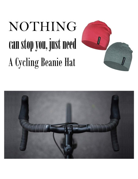 Gorro multifuncional Empirelion rojo mel. para correr y dormir