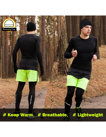 Gorro multifuncional Empirelion rojo mel. para correr y dormir