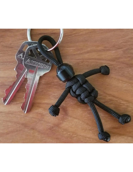 Llavero MotoBuddy Negro para Motocicletas y Coches