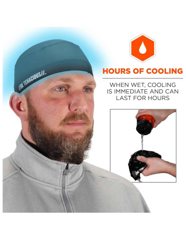 Gorro Refrescante Ergodyne Chill Its 6632 UPF 50 Negro