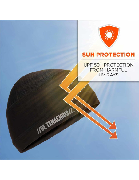 Gorro Refrescante Ergodyne Chill Its 6632 UPF 50 Negro