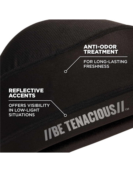 Gorro Refrescante Ergodyne Chill Its 6632 UPF 50 Negro