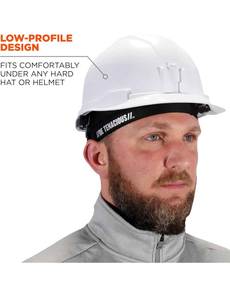 Gorro Refrescante Ergodyne Chill Its 6632 UPF 50 Negro