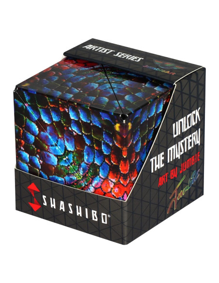 Cubo Antiestrés Shashibo - Juguete Sensorial 36 Imanes