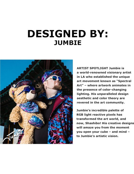 Cubo Antiestrés Shashibo - Juguete Sensorial 36 Imanes