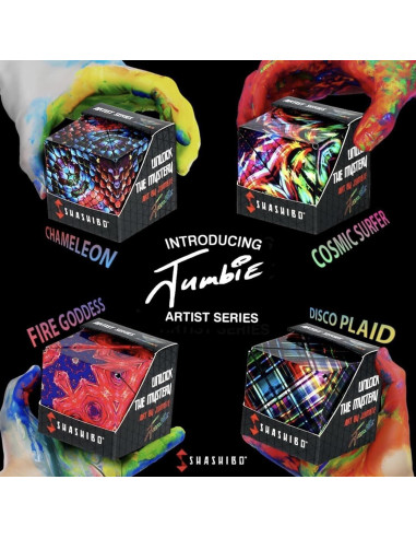 Cubo Antiestrés Shashibo - Juguete Sensorial 36 Imanes