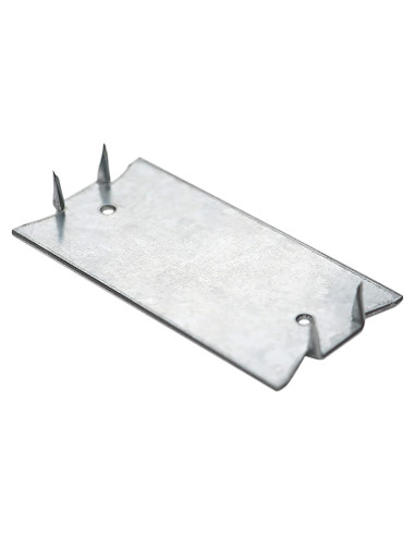 50 Placas de Clavo de Seguridad Qlvily 3.81x5.08cm Hierro Galvanizado
