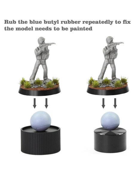 Mango de Pintura Evemodel WH01 para Miniaturas Negro Mango de Pintura Evemodel WH01 para Miniaturas Negro