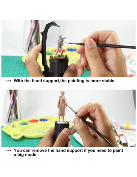 Mango de Pintura Evemodel WH01 para Miniaturas Negro Mango de Pintura Evemodel WH01 para Miniaturas Negro