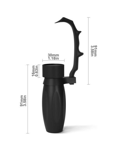 Mango de Pintura Evemodel WH01 para Miniaturas Negro Mango de Pintura Evemodel WH01 para Miniaturas Negro