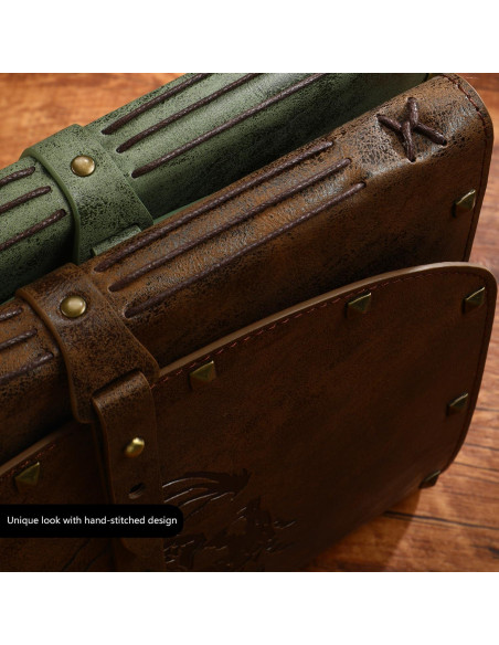 Cuaderno A5 de Dragón ACTIONDRAKE - 288 Páginas de Cuero