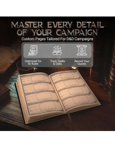 Cuaderno DND HORNATE A5 200 Páginas Cuero Relieve 2