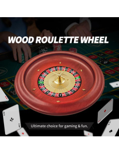 Juego de Ruleta Rusa de Madera Vunnin 30 cm para Adultos 2