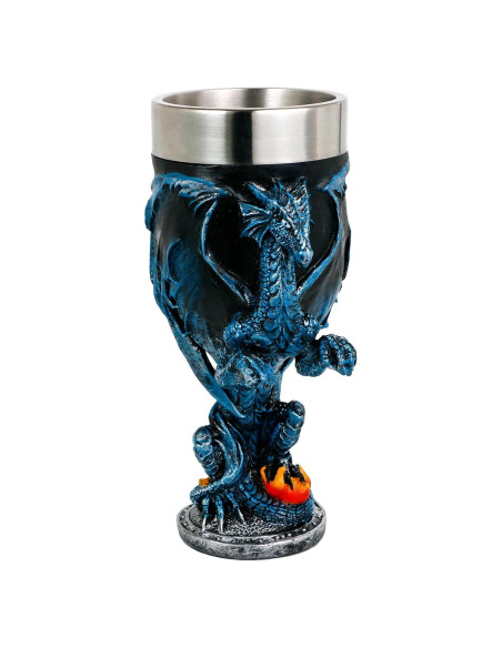 Cáliz de Dragón Azul Alikiki - 207 ml Acero Inoxidable