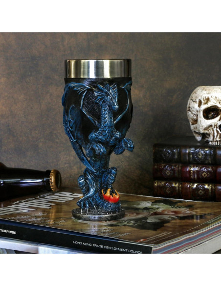 Cáliz de Dragón Azul Alikiki - 207 ml Acero Inoxidable