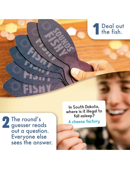 Juego de Mesa Big Potato Sounds Fishy - Engaño Familiar