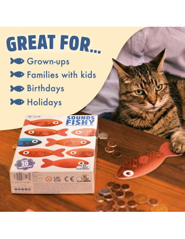 Juego de Mesa Big Potato Sounds Fishy - Engaño Familiar