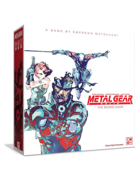 Metal Gear Solid Juego de Mesa CMON 14 Misiones 1-4 Jugadores