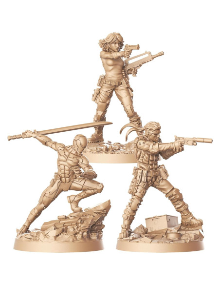 Metal Gear Solid Juego de Mesa CMON 14 Misiones 1-4 Jugadores