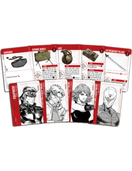 Metal Gear Solid Juego de Mesa CMON 14 Misiones 1-4 Jugadores