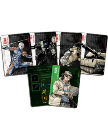 Metal Gear Solid Juego de Mesa CMON 14 Misiones 1-4 Jugadores