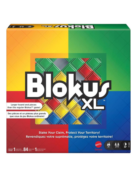 Juego de Estrategia Blokus XL Mattel - Familiar 30,48 cm